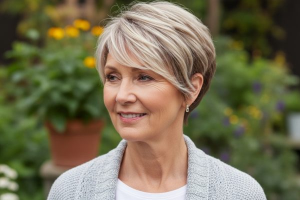 Chic & Low-Maintenance Pixie Hairstyles for Older Women 💇♀️ pixie hairstyles for older women