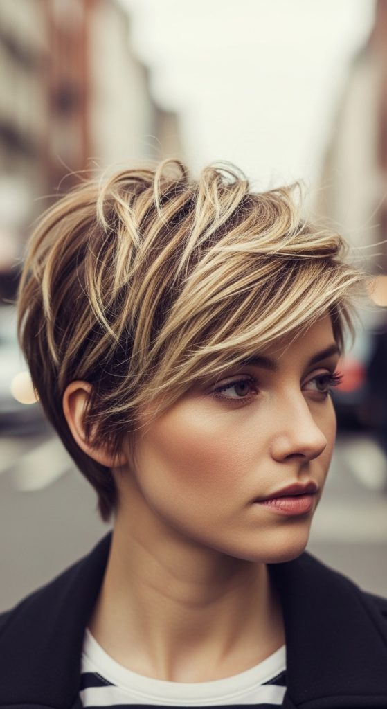 choppy pixie cuts for thick hair
