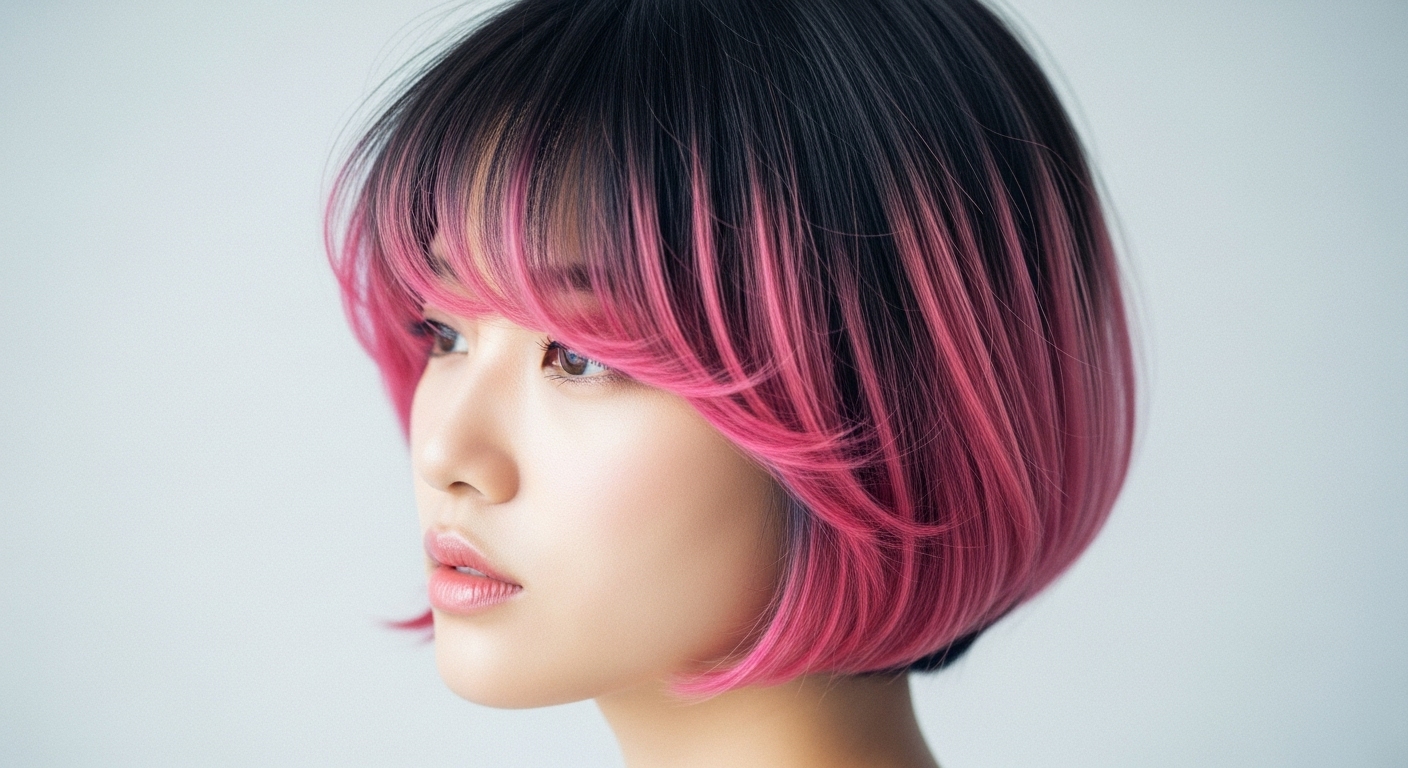 pink ombre hair