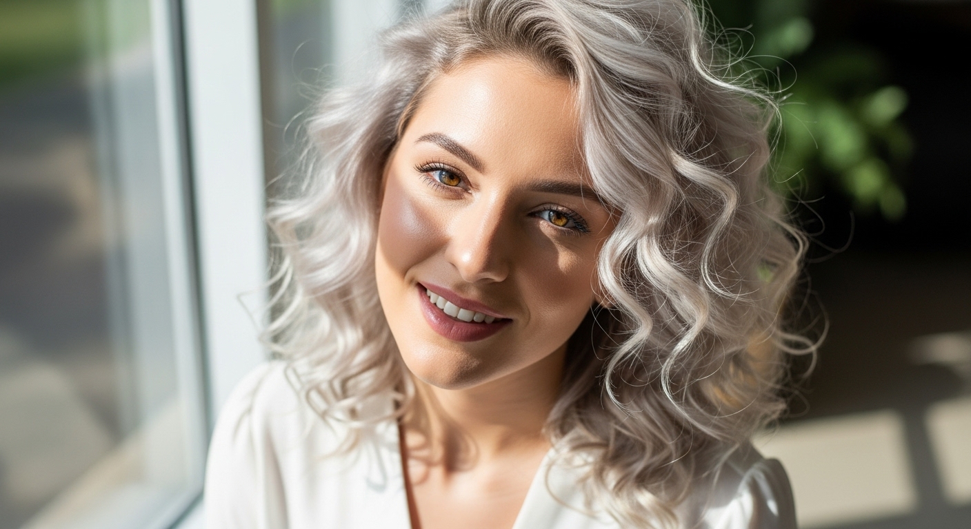 blonde for curly hair