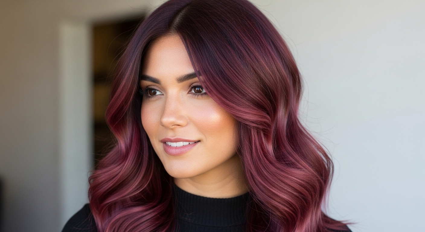 burgundy hair color