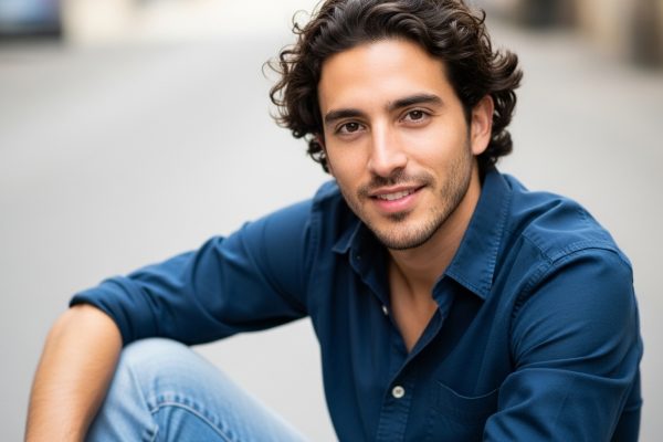 curly hair men
