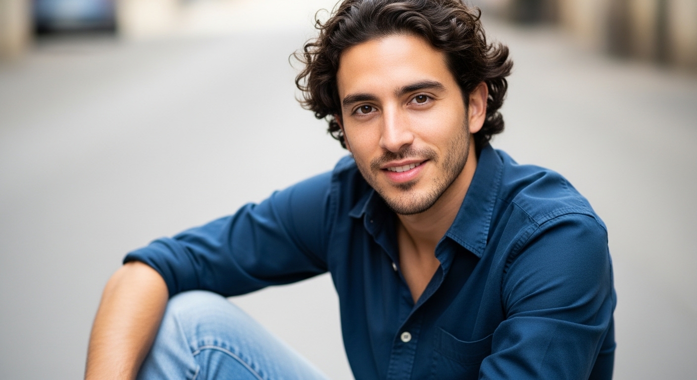 curly hair men