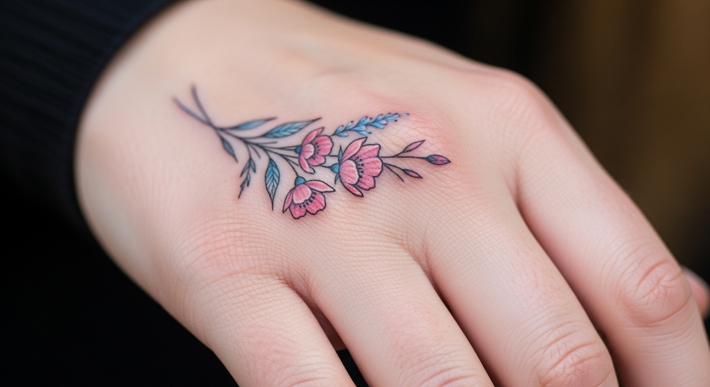 Hand tattoos for females