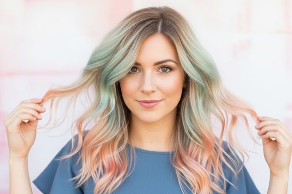 Go Glam with Gold Rose Color Hair: The Hottest Hue of the Year! ✨🌹 gold rose color hair